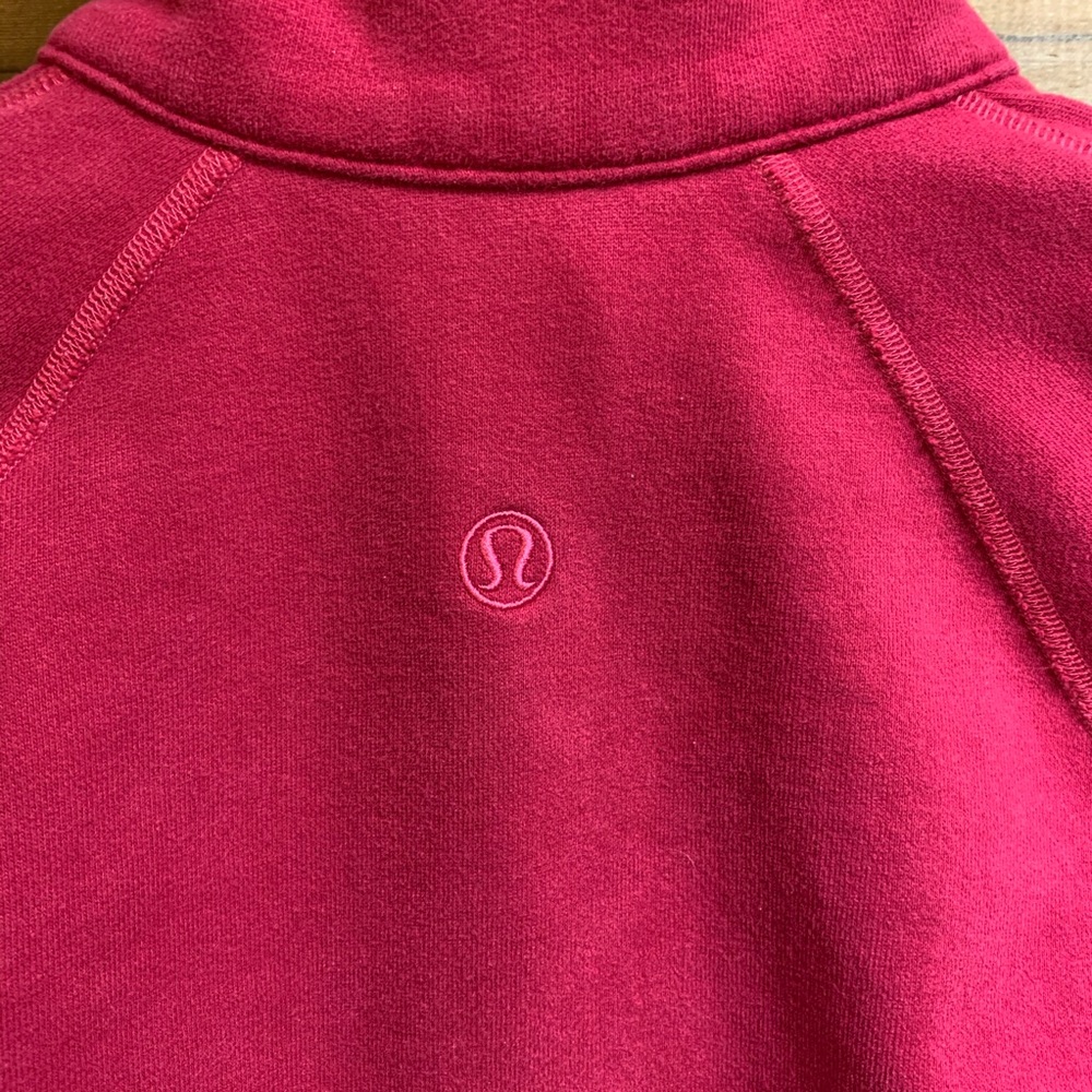 Lululemon Fine Fuchsia and Black Scuba Jacket - Picture 3 of 8